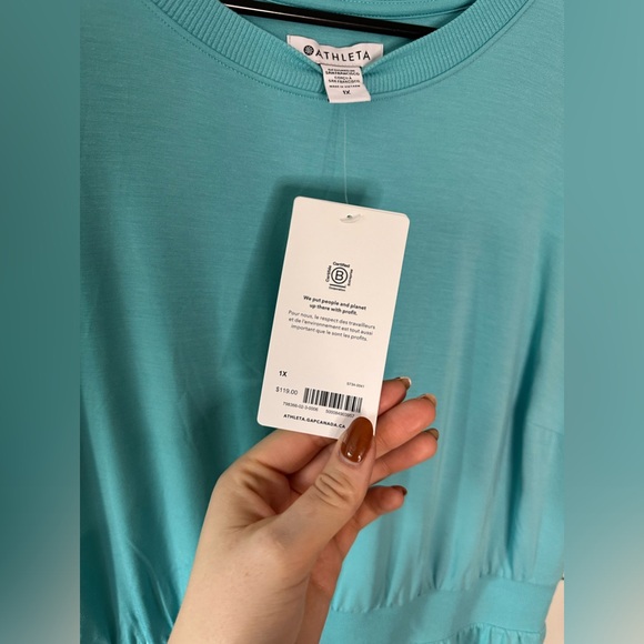 NWT-ATHLETA SANTORINI CINCH DRESS - Picture 6 of 7